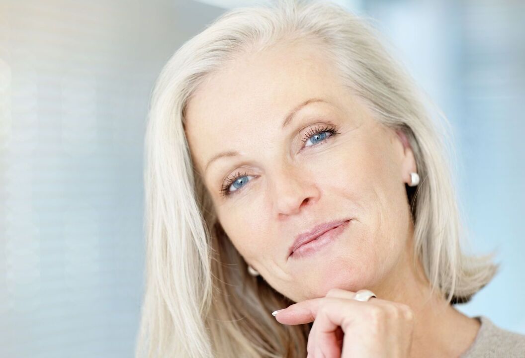 aging facial skin